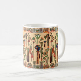Egyptische mok voor motieven van koffie