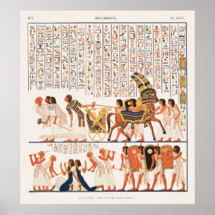 Egyptische monument poster