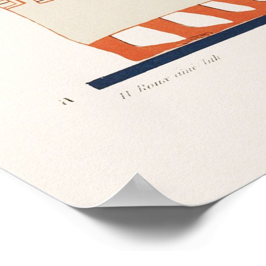 Egyptische monument poster (Hoek)