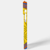 Egyptische Motif Art Print Geruit Lijst Design Case-Mate iPhone Case (Achterkant / Links)