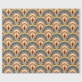 Egyptische Motif Fish Scaless Pattern Cadeaupapier (Vlak)