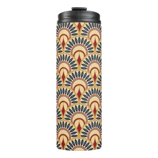Egyptische Motif Fish Scaless Pattern Thermosbeker (Voorkant)