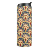 Egyptische Motif Fish Scaless Pattern Thermosbeker (Gedraaid links)
