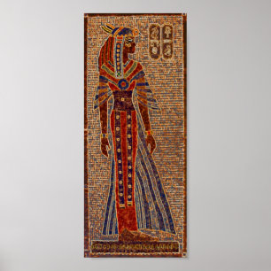 Egyptische mozaïek poster