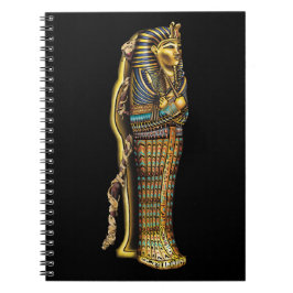 Egyptische mummie in sarcofaag, horror, Halloween Notitieboek