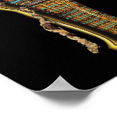 Egyptische mummie in sarcofaag, horror, Halloween Poster (Hoek)