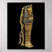 Egyptische mummie in sarcofaag, horror, Halloween Poster (Voorkant)