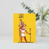 Egyptische mythologie *Memphian Khnum* Briefkaart (Staand voorkant)