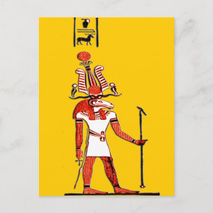 Egyptische mythologie *Memphian Khnum* Briefkaart