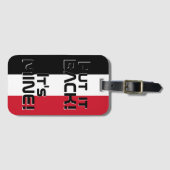 Egyptische nationale vlag Funny Patriotic Bagagelabel (Voorkant (horizontaal))