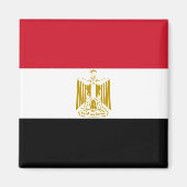 Egyptische nationale vlag magneet (Voorkant)