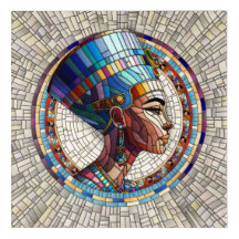 Egyptische Nefertiti - Mozaïek kunst