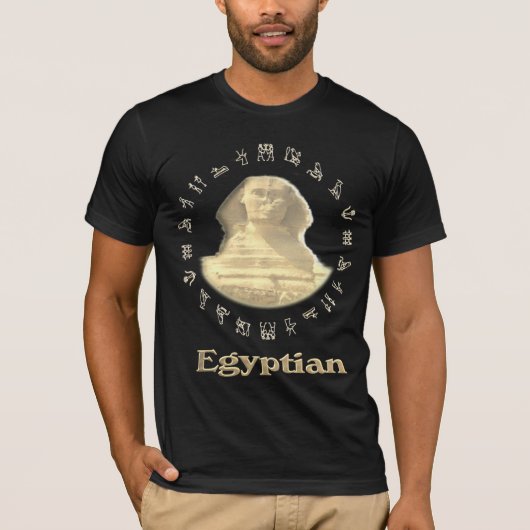 Egyptische neushoorn tekent T-Shirt (Voorkant)