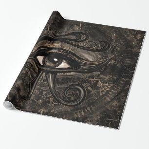 Egyptische ogen voor paarden - Wadjet Digital Art Cadeaupapier