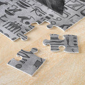 Egyptische ogen voor paarden - Wadjet Digital Art Legpuzzel (Zijkant)