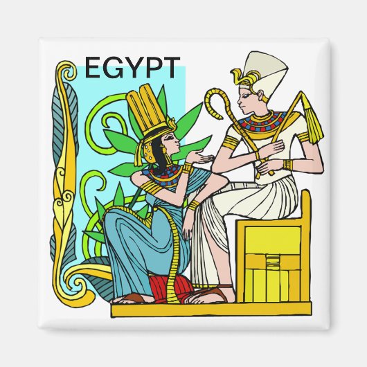 EGYPTISCHE ONTWERPMAGNEET MAGNEET (Voorkant)