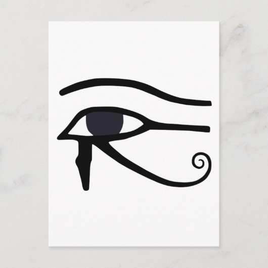 EGYPTISCHE OOG VAN HORUS BRIEFKAART (Voorkant)