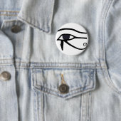 EGYPTISCHE OOG VAN HORUS RONDE BUTTON 5,7 CM (In situ)