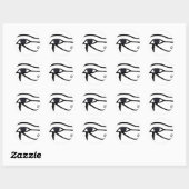 EGYPTISCHE OOG VAN HORUS RONDE STICKER (Vel)