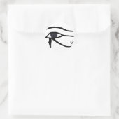 EGYPTISCHE OOG VAN HORUS RONDE STICKER (Tas)