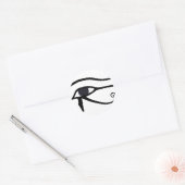 EGYPTISCHE OOG VAN HORUS RONDE STICKER (Envelop)