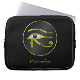 Egyptische Oogst van Horus Ra — Een persoonlijke l Laptop Sleeve