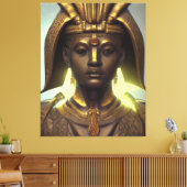 Egyptische Osiris Canvas print (Insitu (Woonkamer))