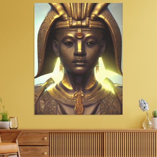 Egyptische Osiris Canvas print (Insitu (Woonkamer))