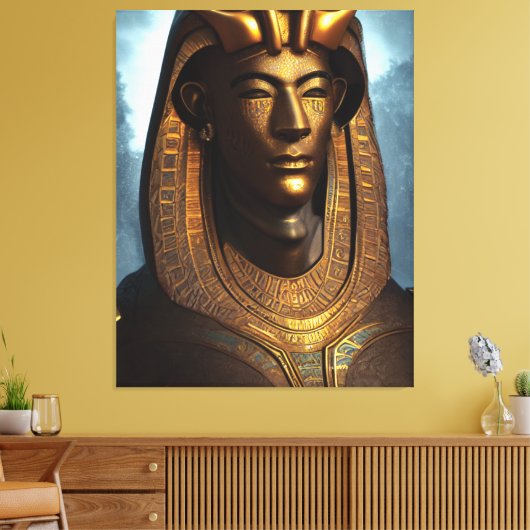 Egyptische Osiris Canvas print (Insitu (Woonkamer))