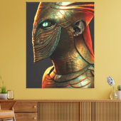 Egyptische Osiris Canvas print (Insitu (Woonkamer))