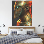 Egyptische Osiris Canvas print (Insitu (Slaapkamer))