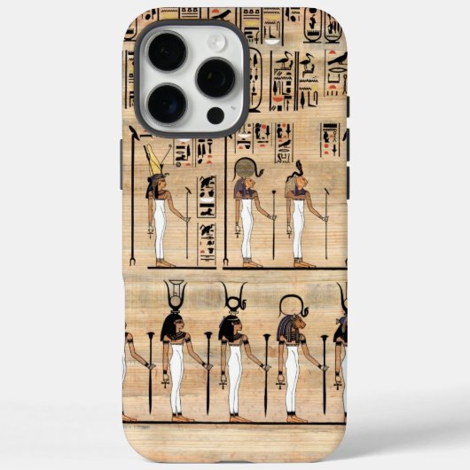 Egyptische oudheid , Egyptische Hieroglyphs op pap Case-Mate iPhone Case (Achterkant)