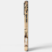 Egyptische oudheid , Egyptische Hieroglyphs op pap Case-Mate iPhone Case (Achterkant / Links)