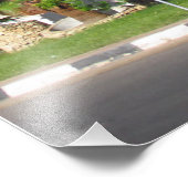 Egyptische palmbomen foto afdruk (Hoek)