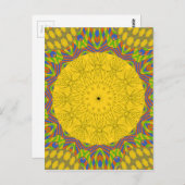 Egyptische Patroon Art Print Briefkaart (Voorkant / Achterkant)