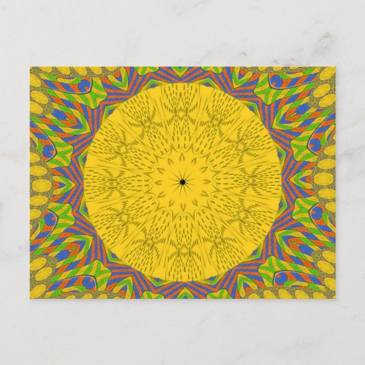 Egyptische Patroon Art Print Briefkaart (Voorkant)