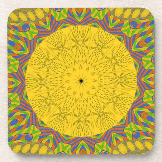 Egyptische Patroon Art Print Drankjes Onderzetter (Voorkant)