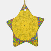 Egyptische Patroon Art Print Keramisch Ornament (Links)