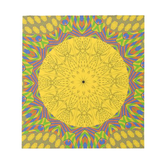 Egyptische Patroon Art Print Notitieblok (Voorkant)