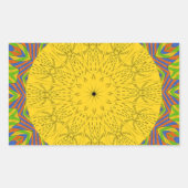 Egyptische Patroon Art Print Rechthoekige Sticker (Voorkant)