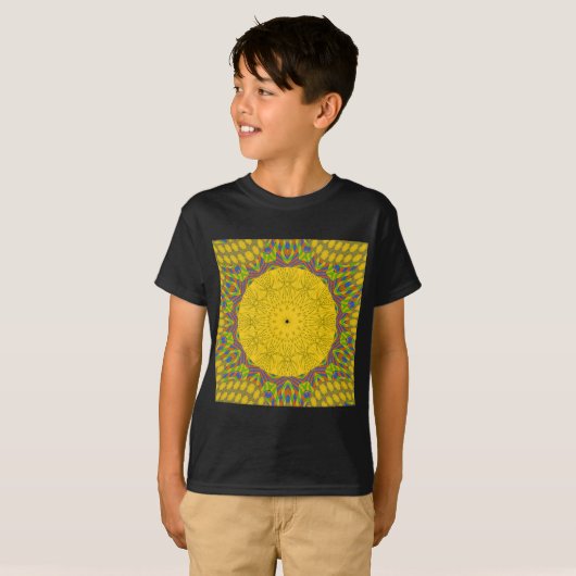 Egyptische Patroon Art Print T-shirt (Voorkant volledig)