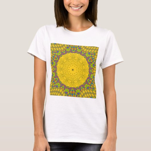 Egyptische Patroon Art Print T-shirt (Voorkant)