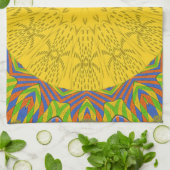 Egyptische Patroon Art Print Theedoek (Gevouwen)