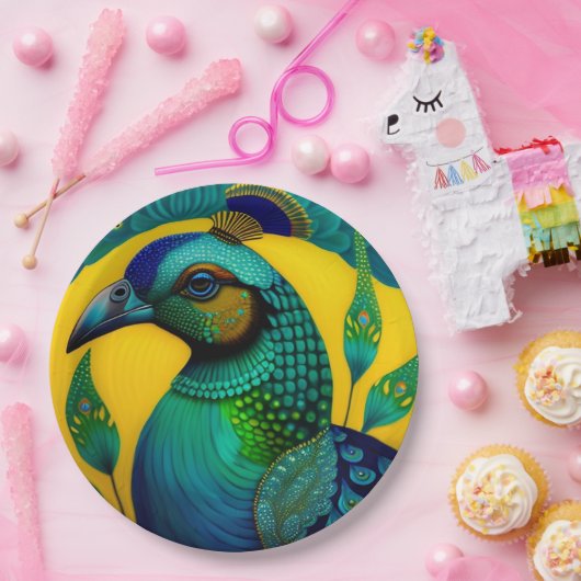 Egyptische Peacock Papieren Borden Papieren Bordje (Feest)