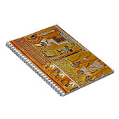 Egyptische piramide Art Notitieboek (Rechterzijde)