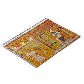 Egyptische piramide Art Notitieboek (Linkerzijde)