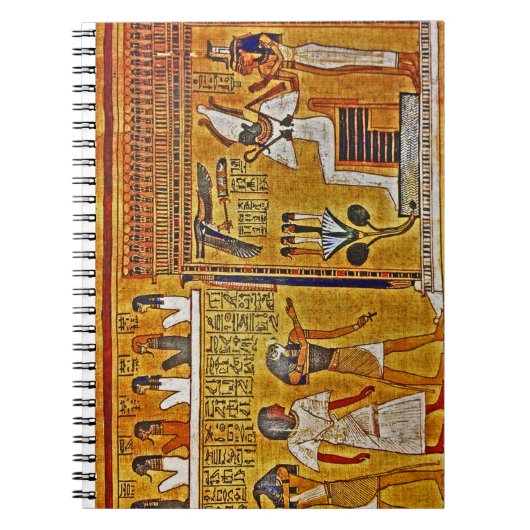 Egyptische piramide Art Notitieboek (Voorkant)