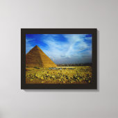 Egyptische piramide canvas afdruk (Voorkant)