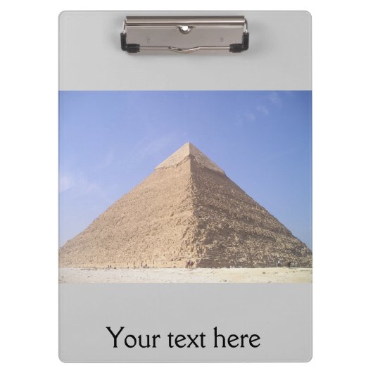 Egyptische Piramide Foto Klembord (Voorkant)