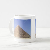 Egyptische Piramide Foto Mok (Voorkant links)